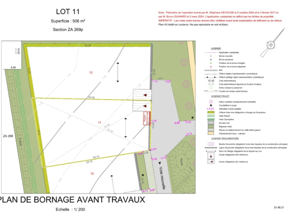 Terrain de 505m2 viabilisé - Lotissement Grand Clos, Mornac-sur-Seudre