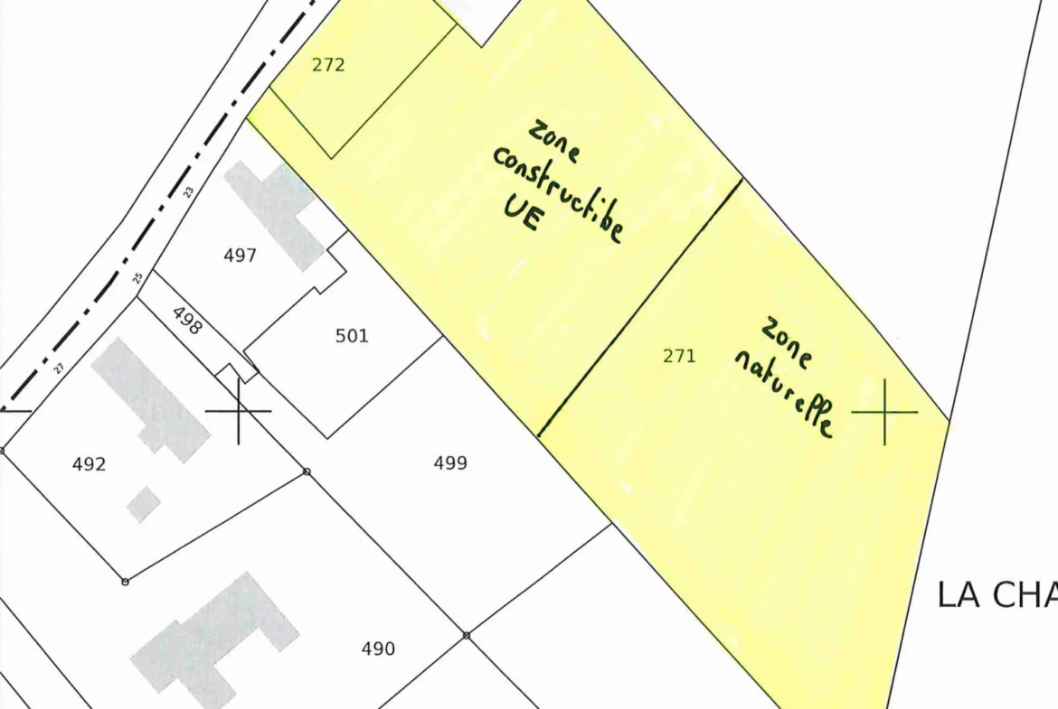 Terrain constructible à Paray le Monial 