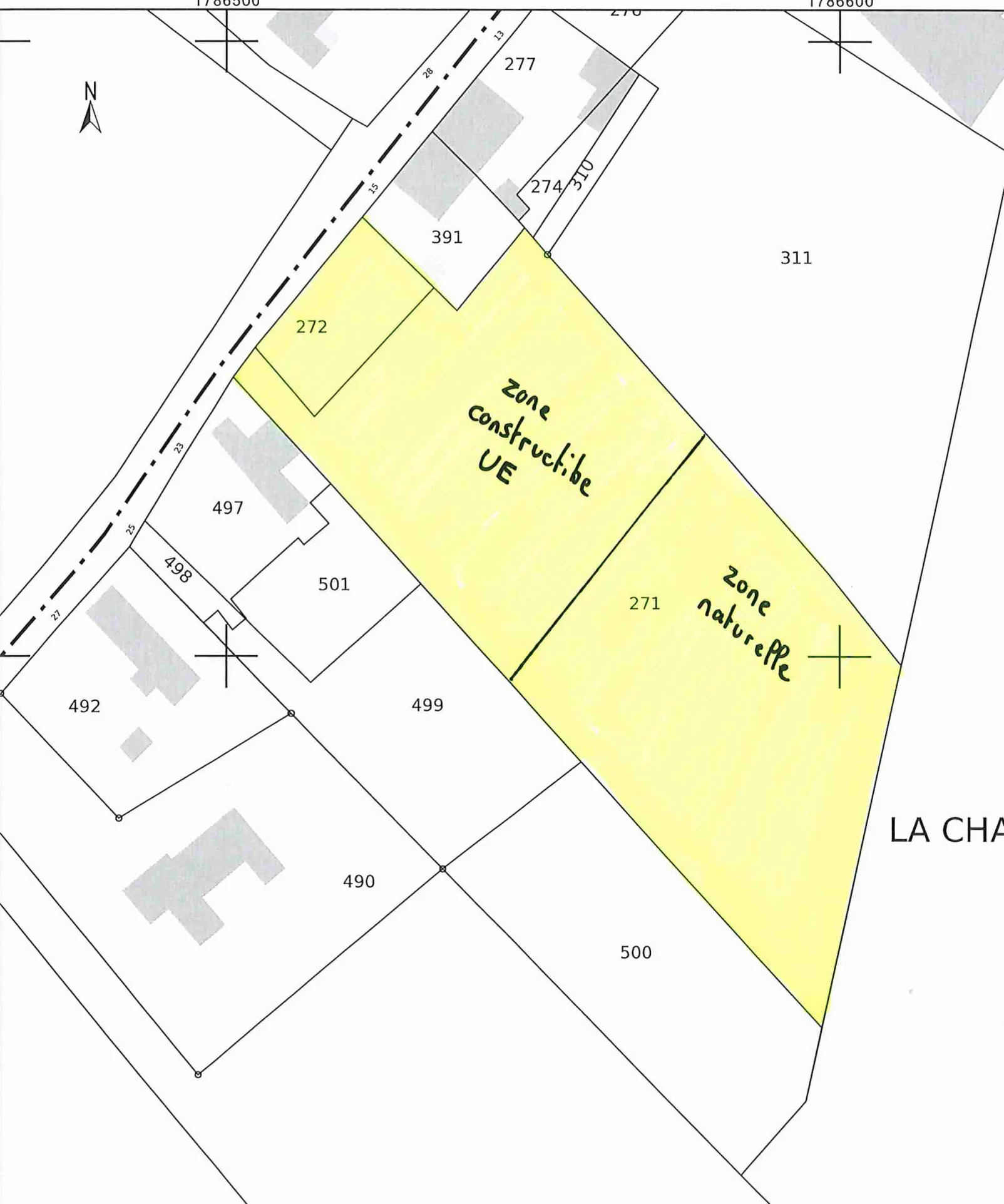 Terrain constructible à Paray le Monial 