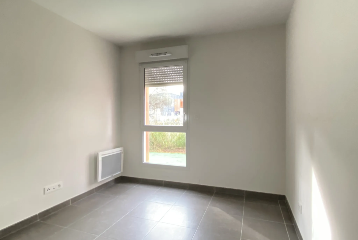 Appartement récent, T3 avec jardin et parking, à Montpellier 