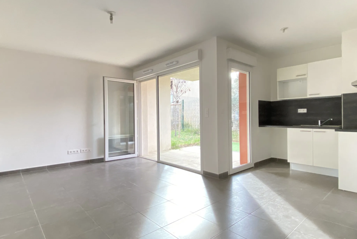 Appartement récent, T3 avec jardin et parking, à Montpellier 