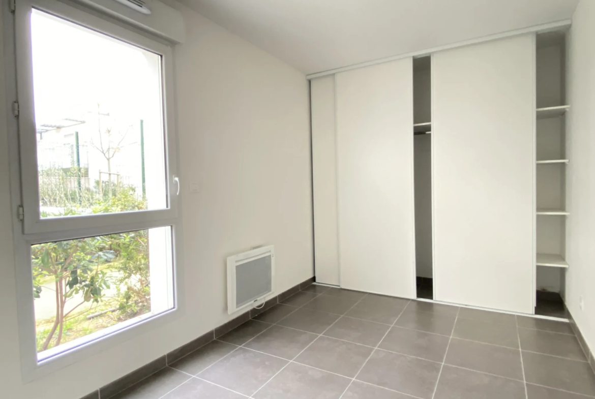 Appartement récent, T3 avec jardin et parking, à Montpellier 