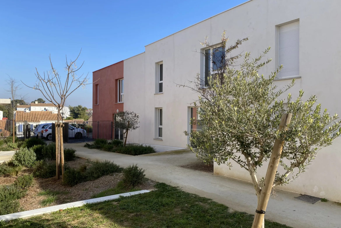 Appartement récent, T3 avec jardin et parking, à Montpellier 