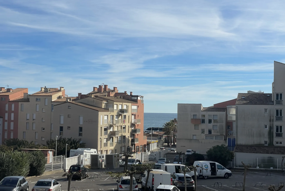 Studio Vue Mer avec Parking Privatif 