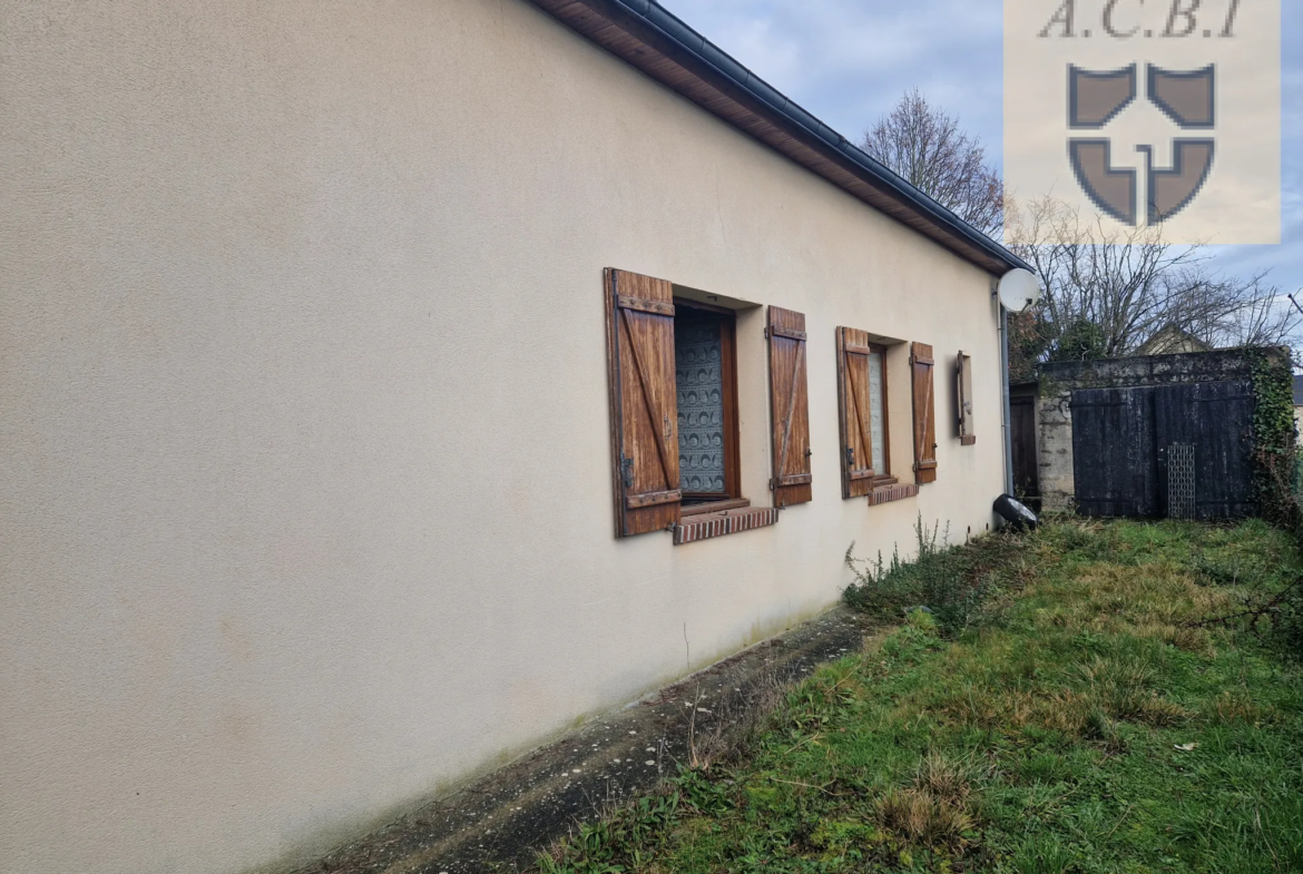 Maison de village à Vendome avec jardin et garage 