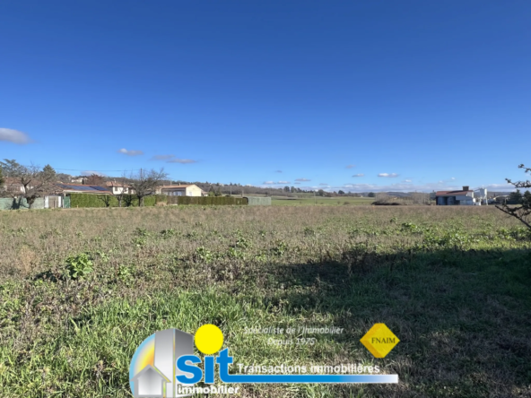 Building Plot for SALE in Reventin-Vaugris, 15 Min from VIENNE