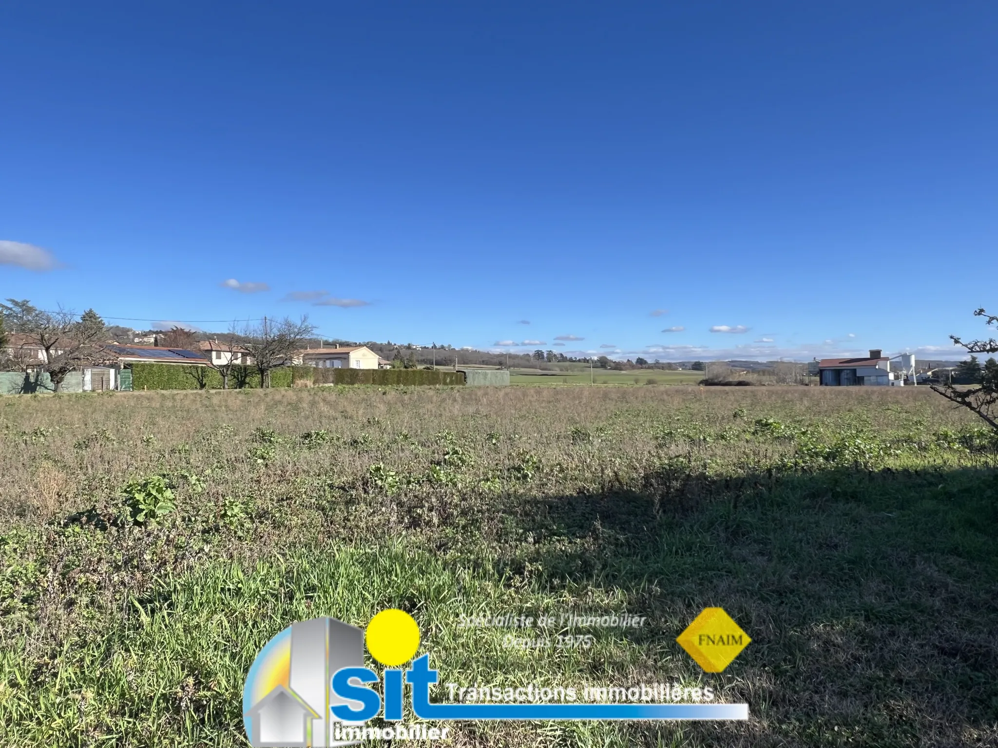 Building Plot for SALE in Reventin-Vaugris, 15 Min from VIENNE 