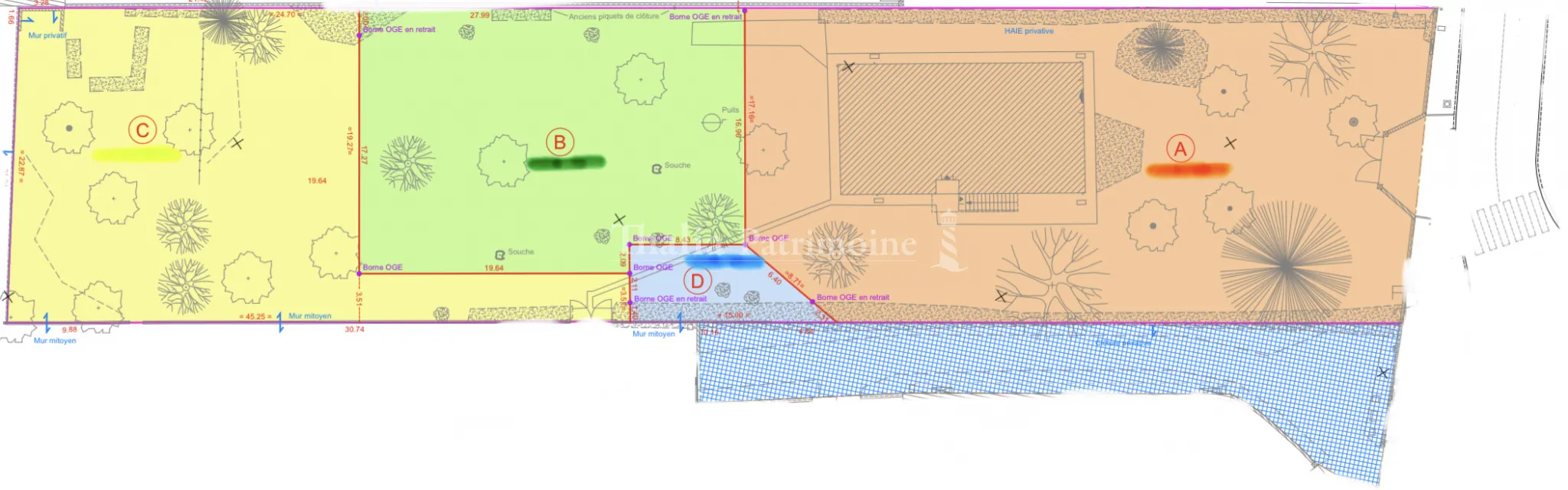 Terrain Constructible de 522m2 à Cugnaux 