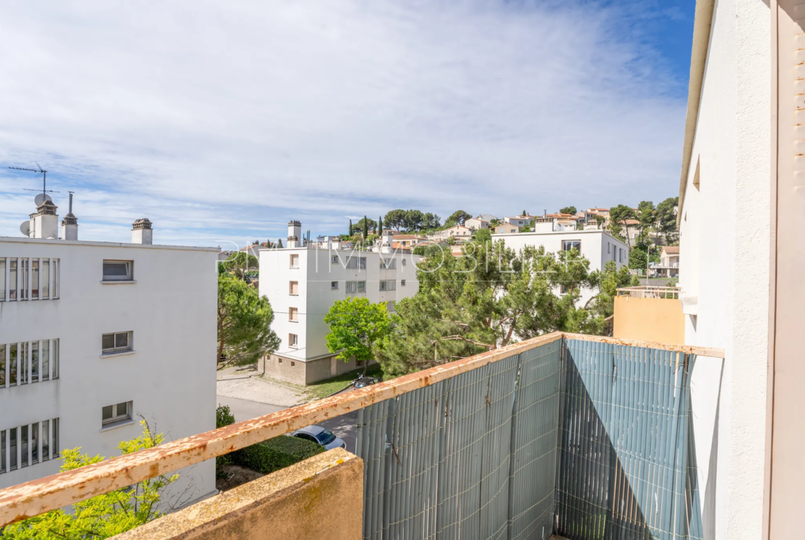 Appartement de type 3 avec vue dégagée et rénové 