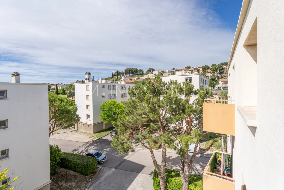 Appartement de type 3 avec vue dégagée et rénové 