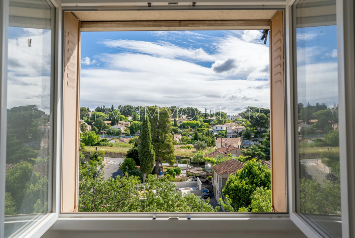 Appartement de type 3 avec vue dégagée et rénové 