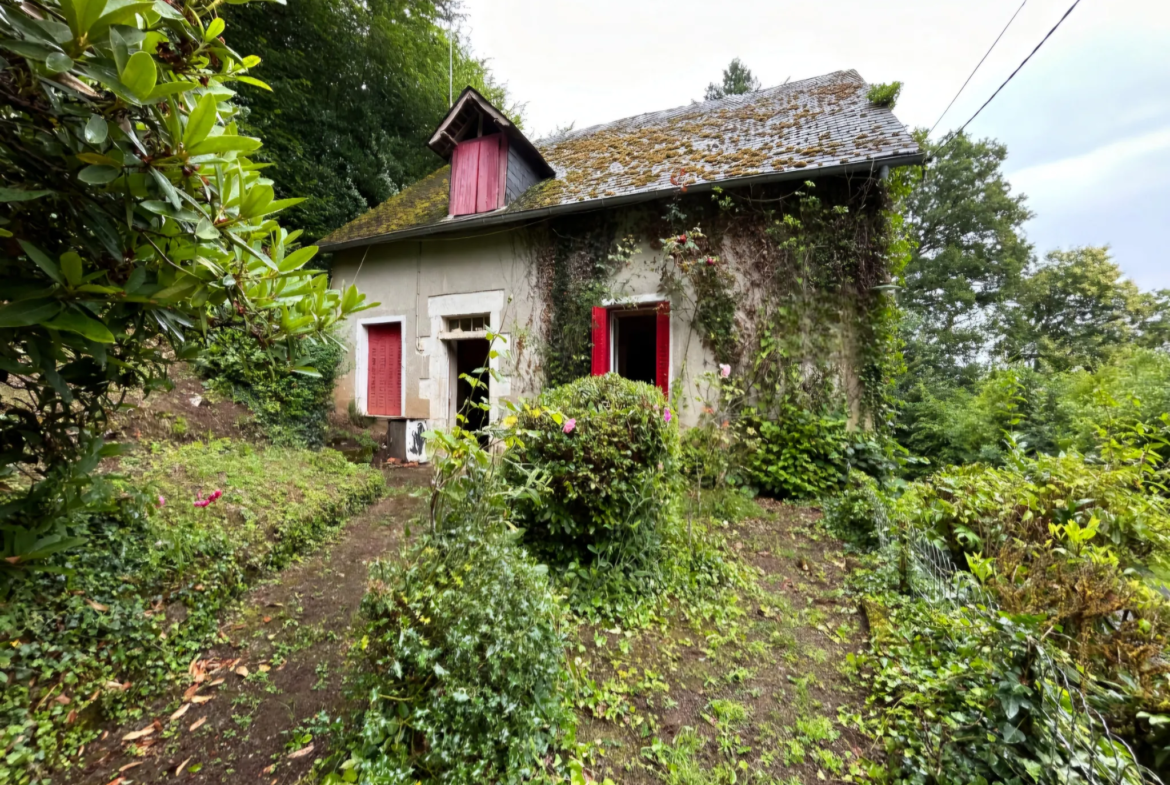 Maison en pierres à rénover à Saint Salvadour en Corrèze 