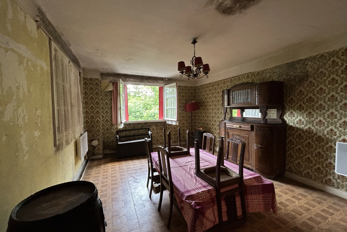 Maison en pierres à rénover à Saint Salvadour en Corrèze 