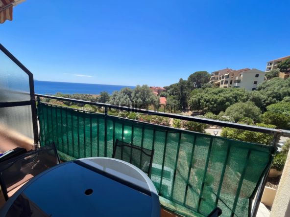 Vente Ajaccio T1 avec terrasse et vue mer