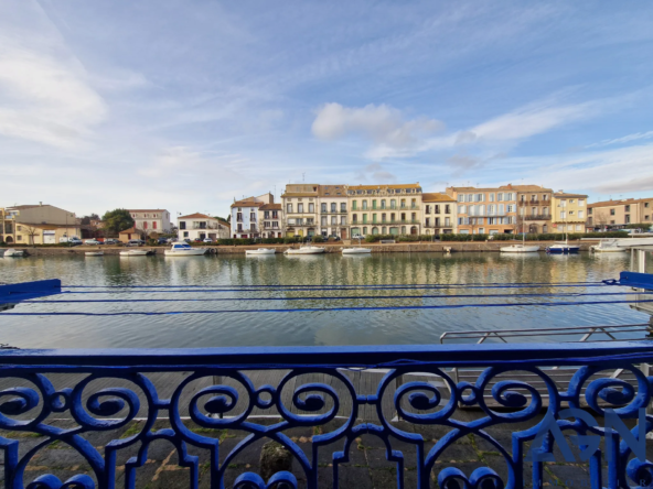 Appartement 3 pièces lumineux à Agde avec vue sur l'Hérault