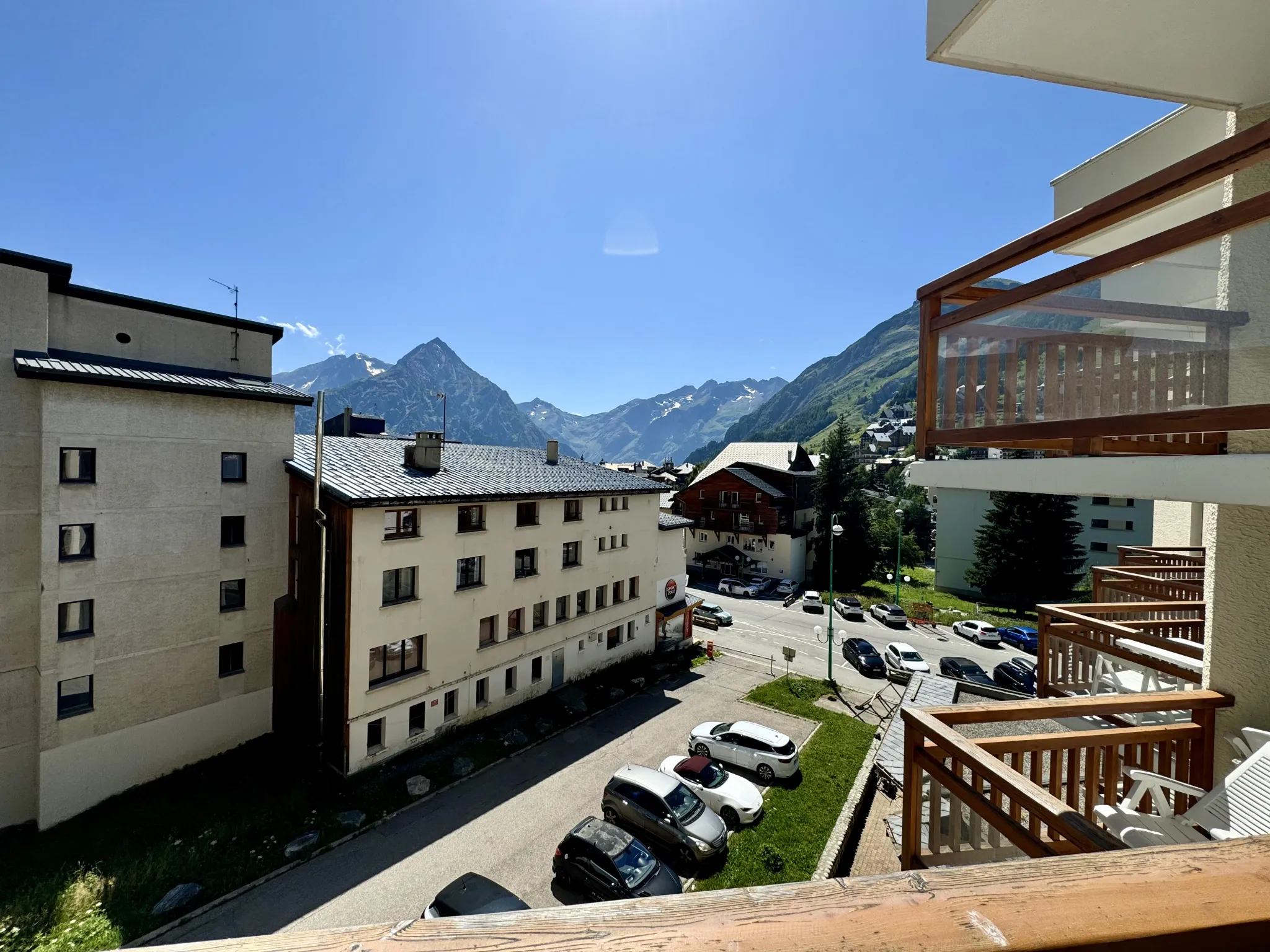 Appartement à vendre aux Deux Alpes avec vue imprenable sur les montagnes 