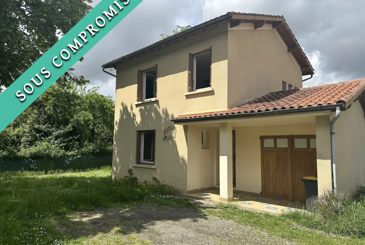 Maison individuelle avec garage et jardin à FLEURANCE 