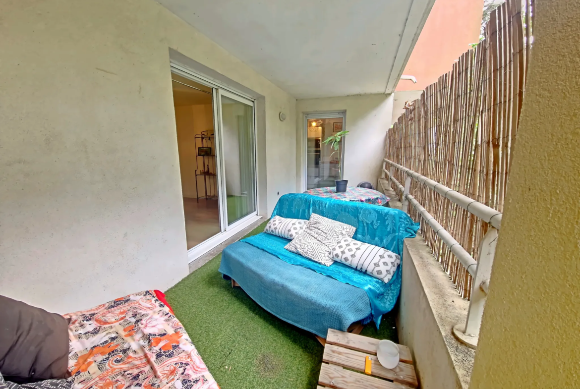 Bel appartement T2 avec balcon et garage fermé à Montpellier 