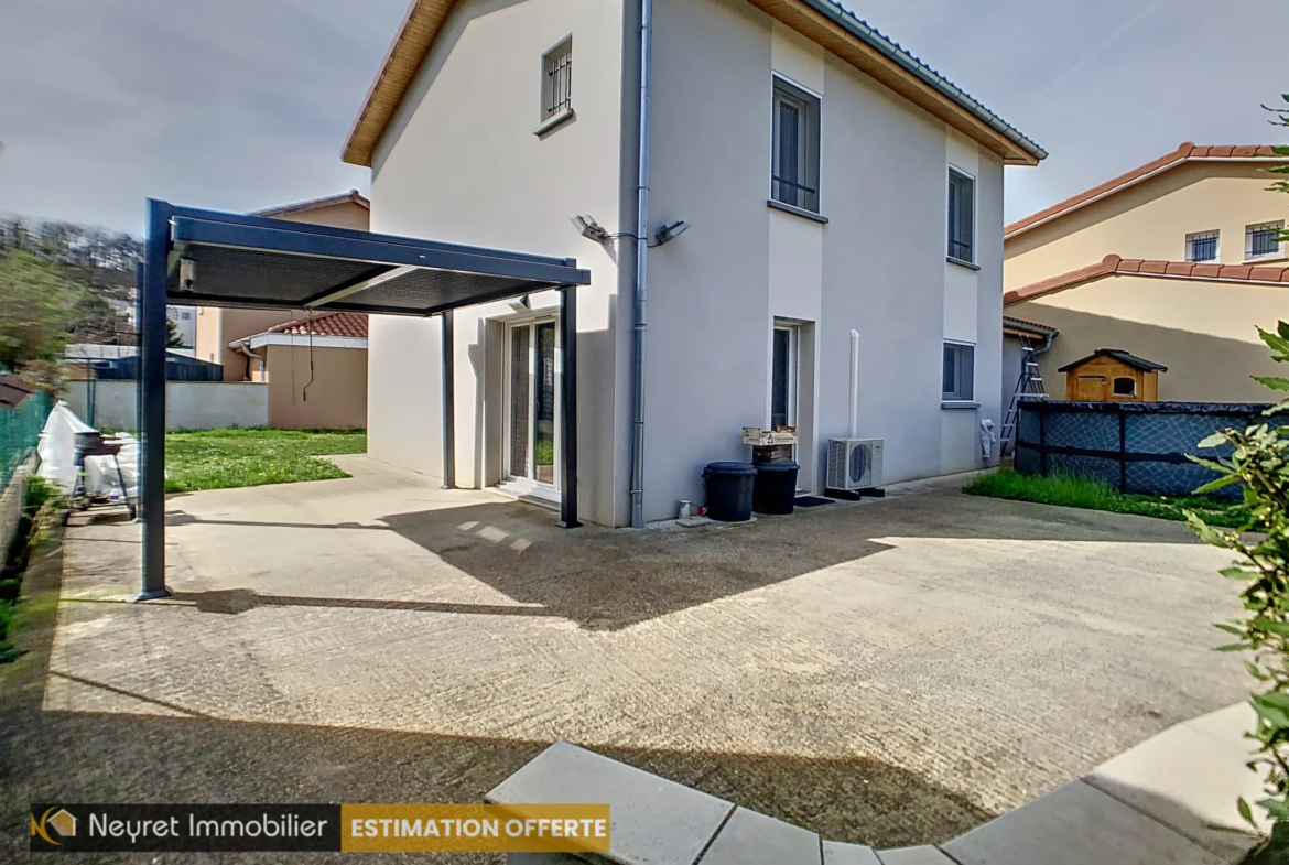 Maison individuelle récente 105m2 avec 3 chambres + bureau à Givors 