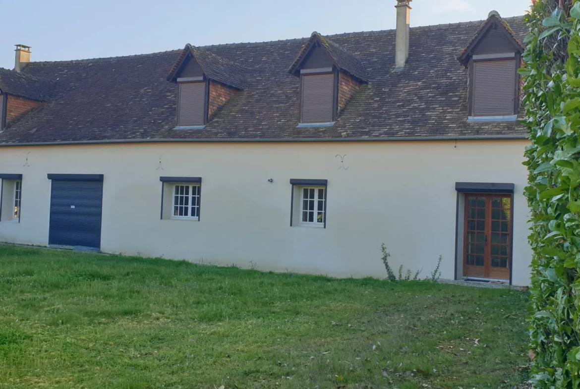 Maison de plain-pied avec 2 chambres et jardin clôturé 