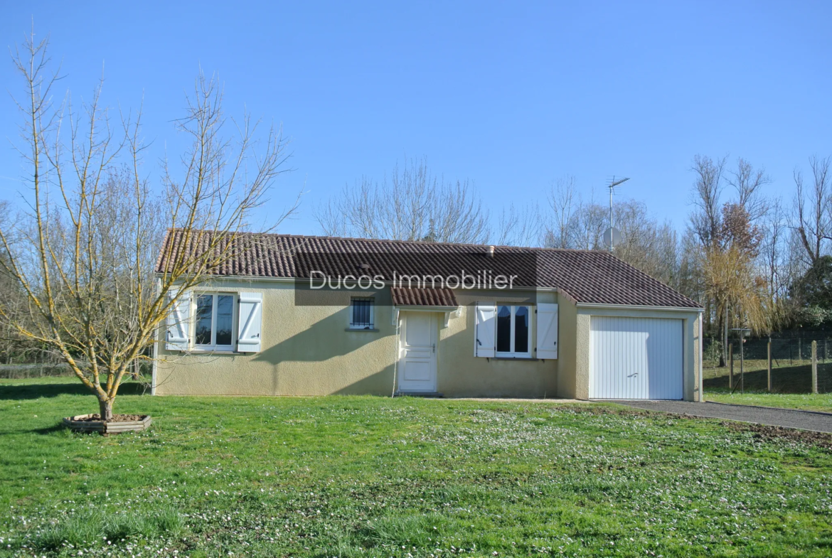 Charmante maison de plain-pied avec garage à Beaupuy 