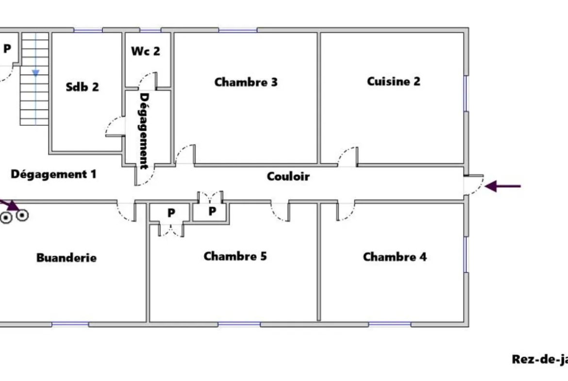 Appartement avec jardin privatif et garage à Clermont-Ferrand 