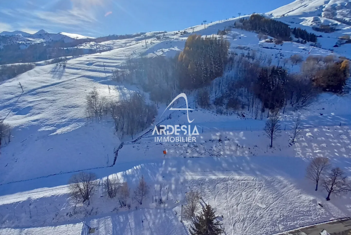 Studio ensoleillé avec vue sur les pistes 