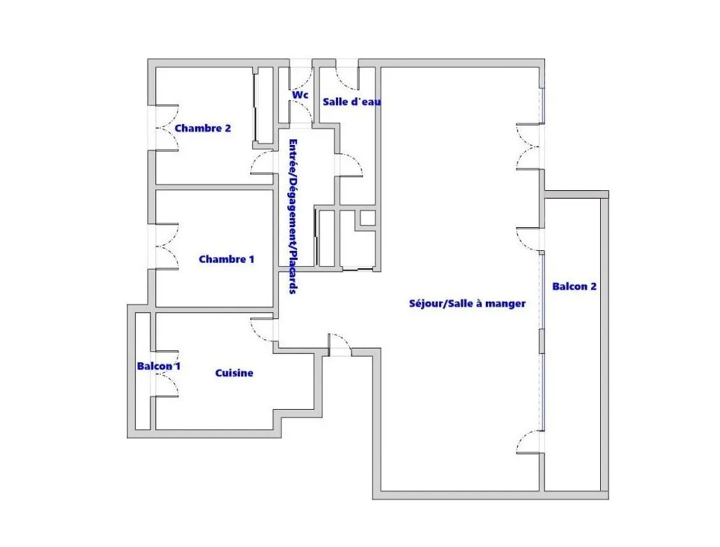 Appartement lumineux de 101m2 à Les Essarts-le-Roi 