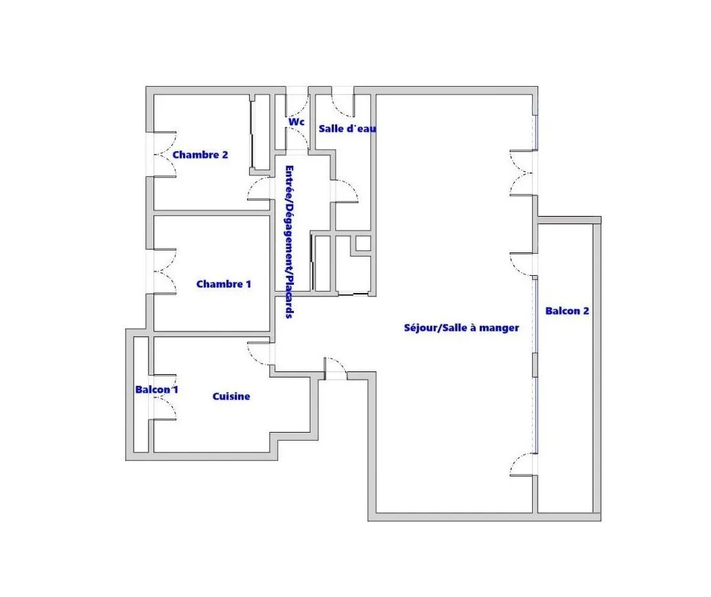 Appartement lumineux de 101m2 à Les essarts le roi 