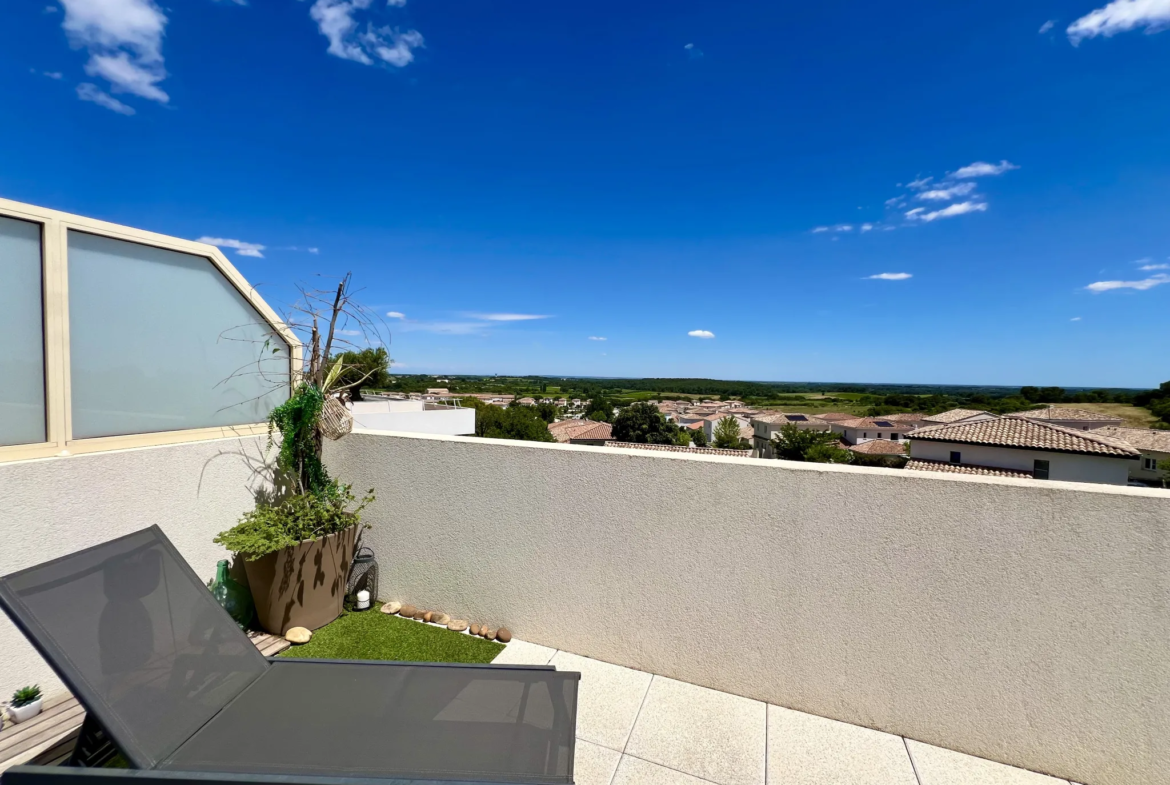 Appartement T3 à RESTINCLIERES avec Terrasse Profonde et Vue Panoramique 