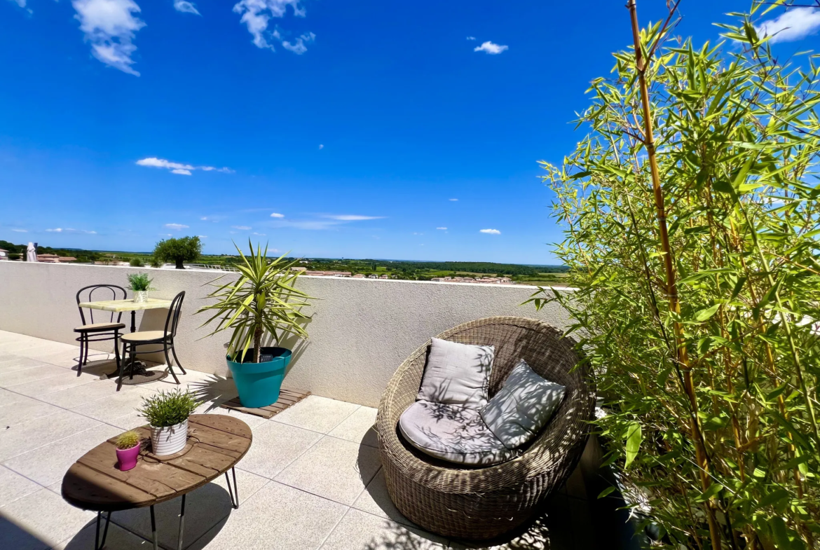 Appartement T3 à RESTINCLIERES avec Terrasse Profonde et Vue Panoramique 