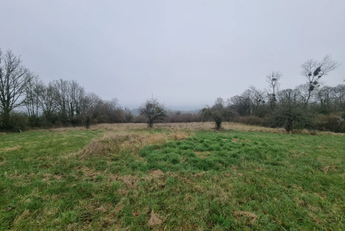 Terrain constructible de 7200m2 au Mêle sur Sarthe 