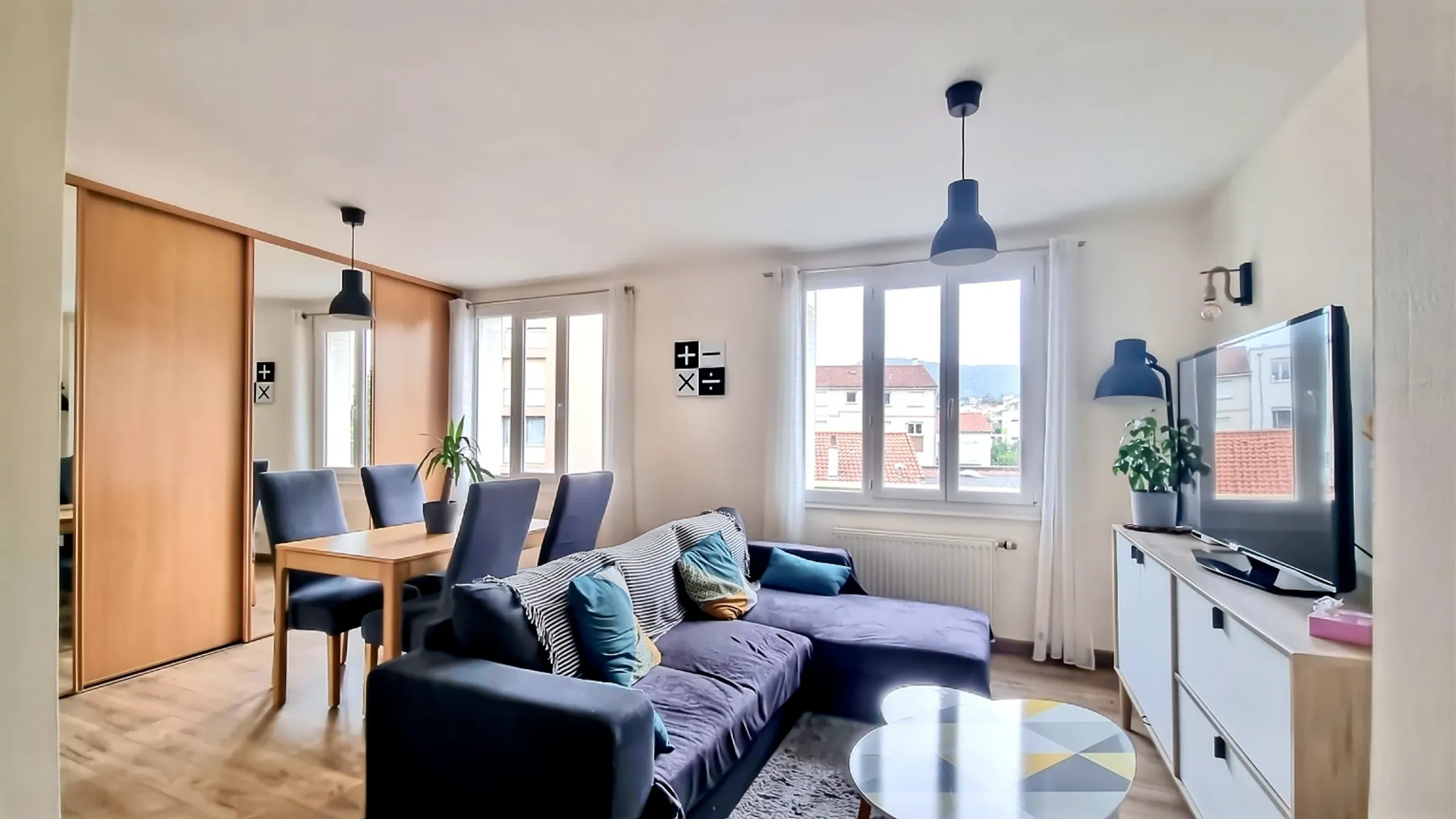 Appartement F3 rénové à vendre près de la Place de Jaude 