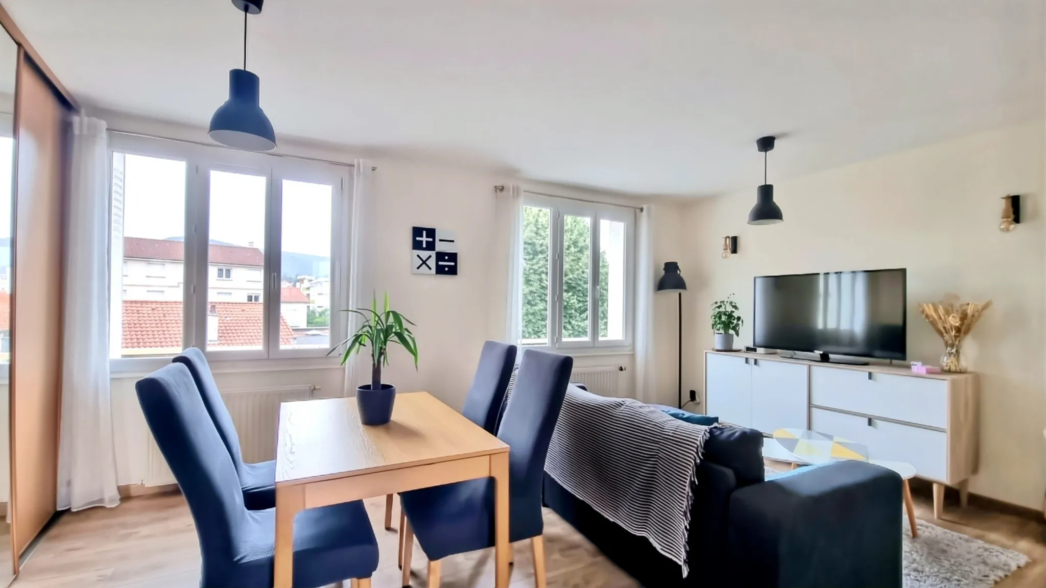 Appartement F3 rénové à vendre près de la Place de Jaude 