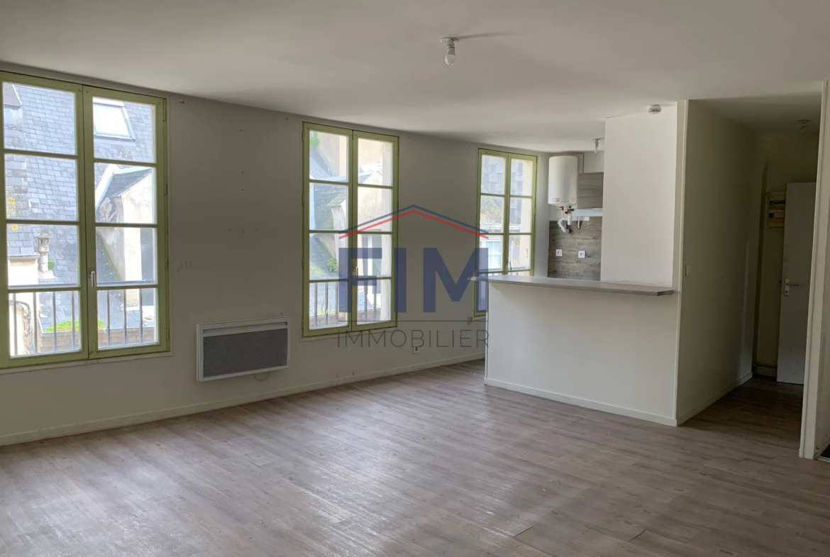 Appartement F3 à vendre à Dieppe centre ville 