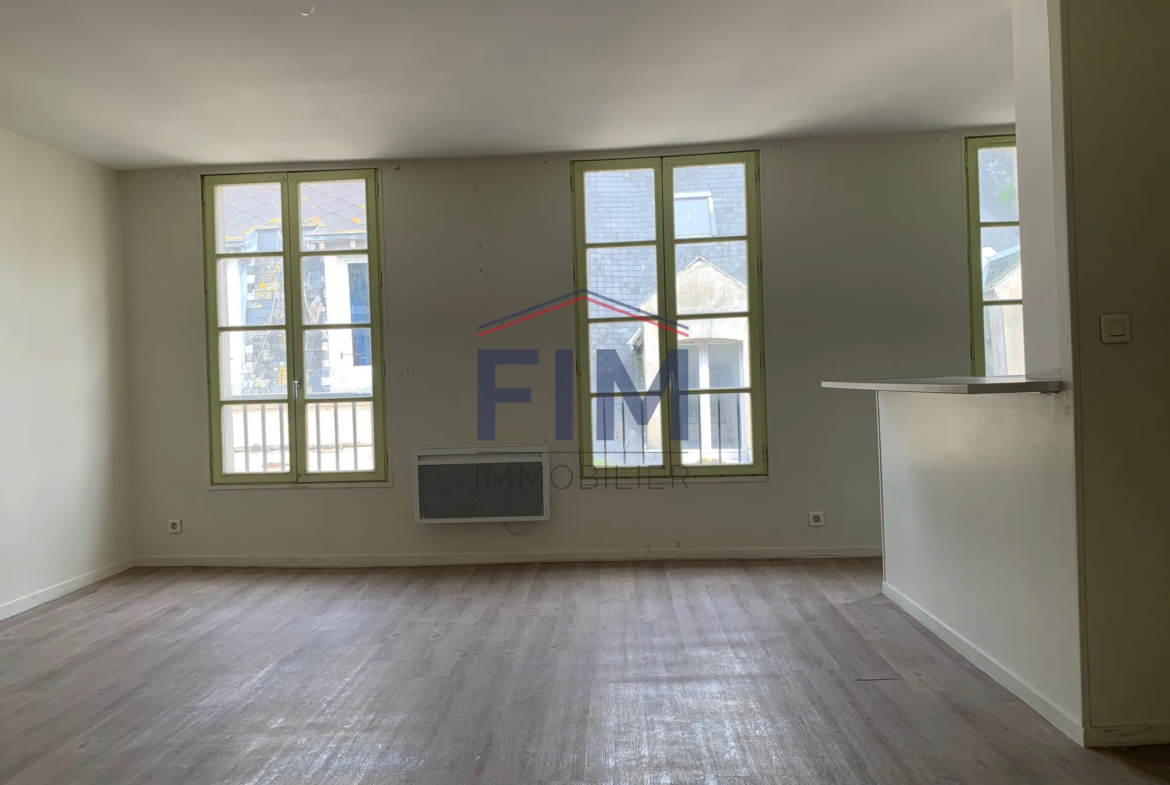 Appartement F3 à vendre à Dieppe centre ville 