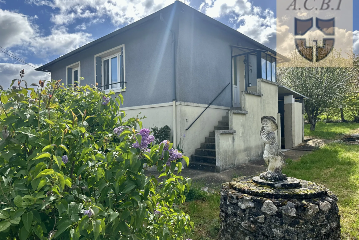 Pavillon sur sous-sol à Morée avec jardin et champs 