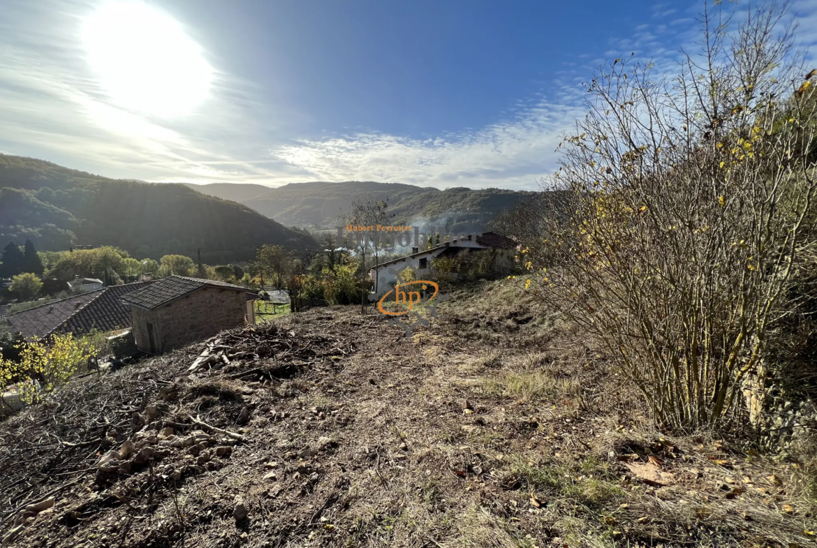 Terrain à bâtir à Saint Affrique avec vue imprenable 