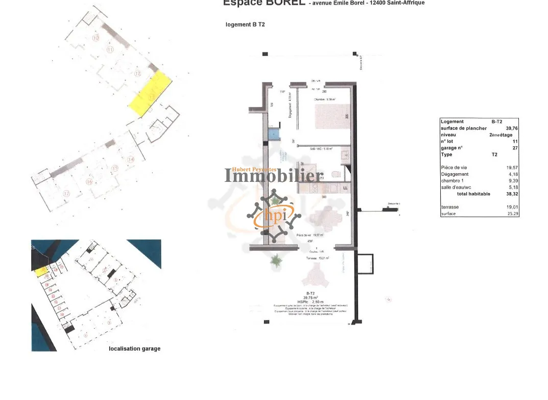 Vente logements neufs Saint Affrique, Espace Borel 