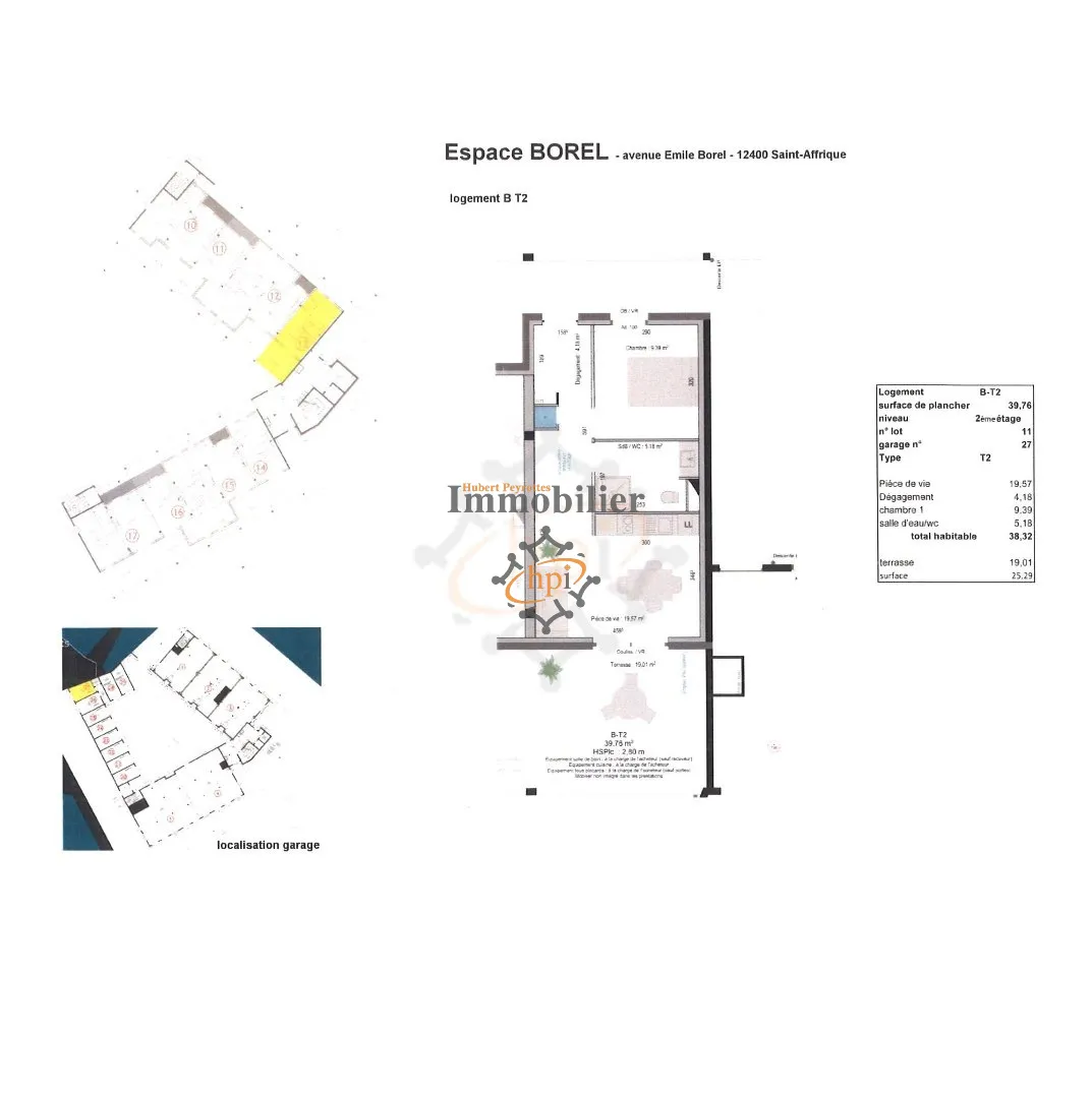 Vente logements neufs Saint Affrique, Espace Borel 