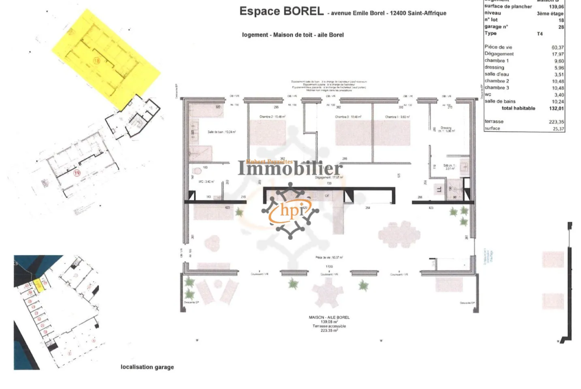 Vente logements neufs Saint Affrique, Espace Borel 