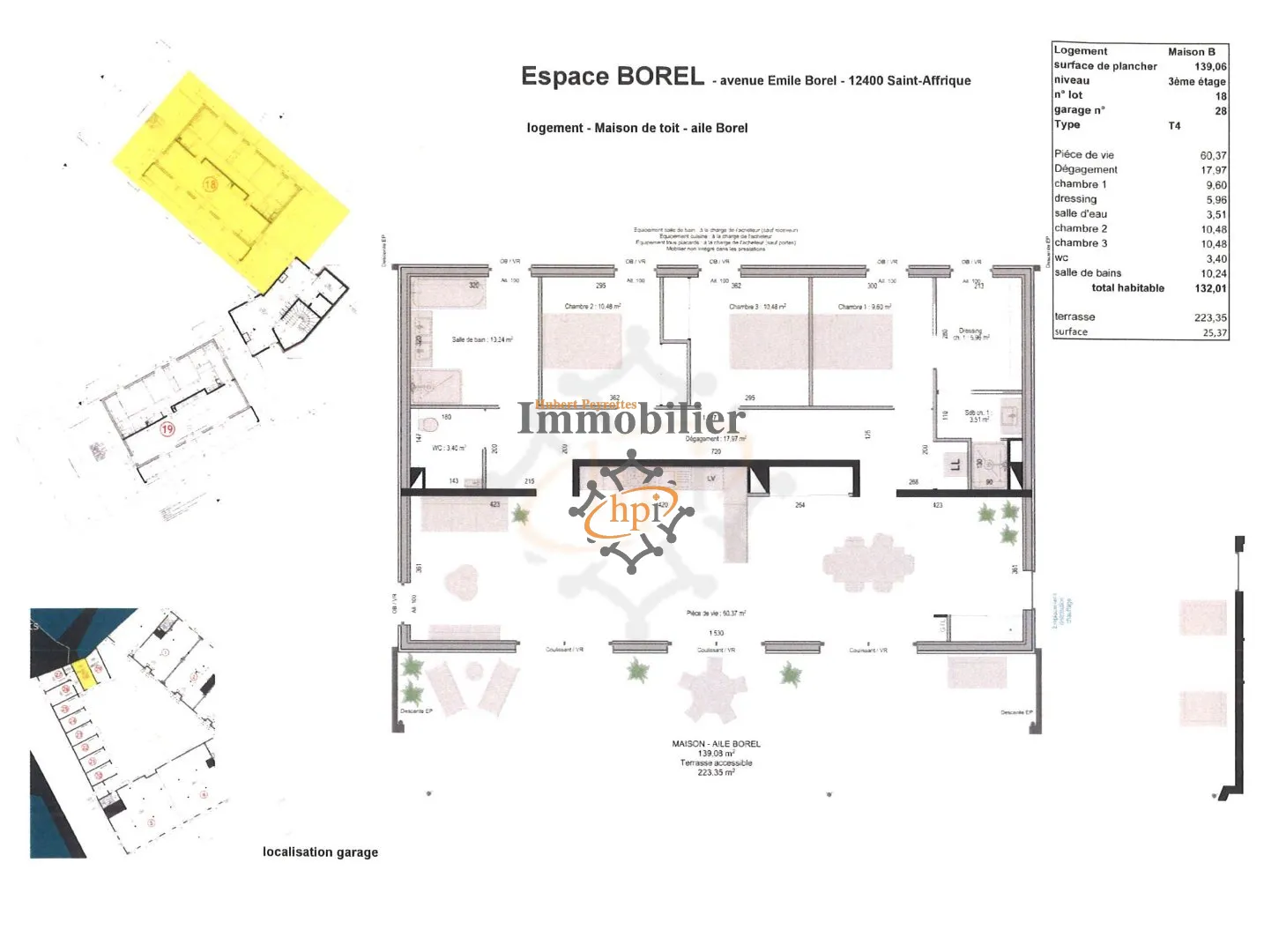 Vente logements neufs Saint Affrique, Espace Borel 