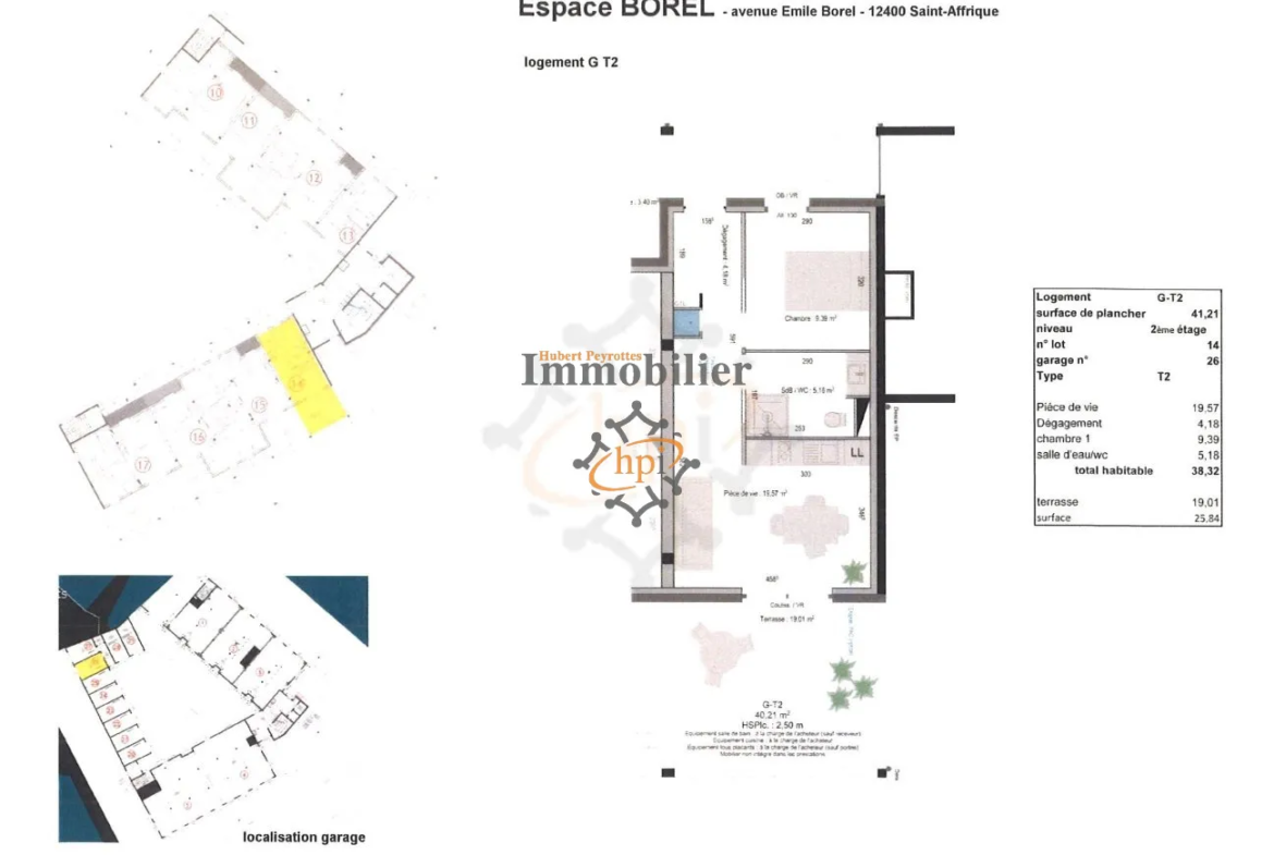 Vente logements neufs Saint Affrique, Espace Borel 