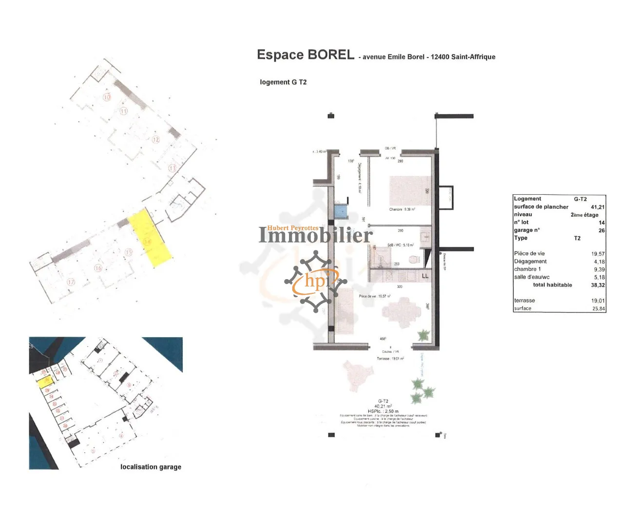 Vente logements neufs Saint Affrique, Espace Borel 