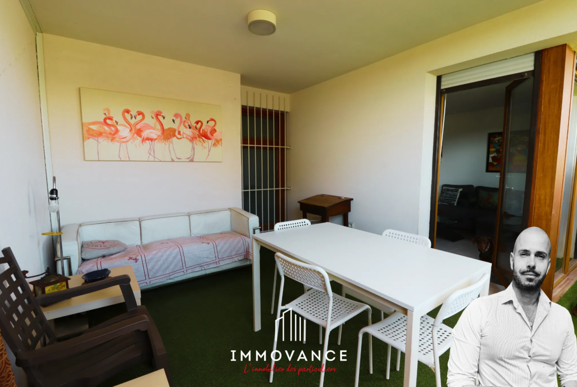 Appartement T2 lumineux avec terrasse exposée Est à Port Marianne, Montpellier 