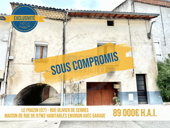 Maison de Village de 5 pièces de 87m2 au Pouzin