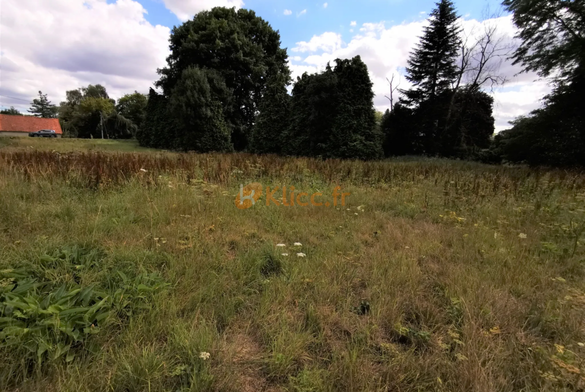 Terrain plat de 1124m2 proche de Auffay à vendre 