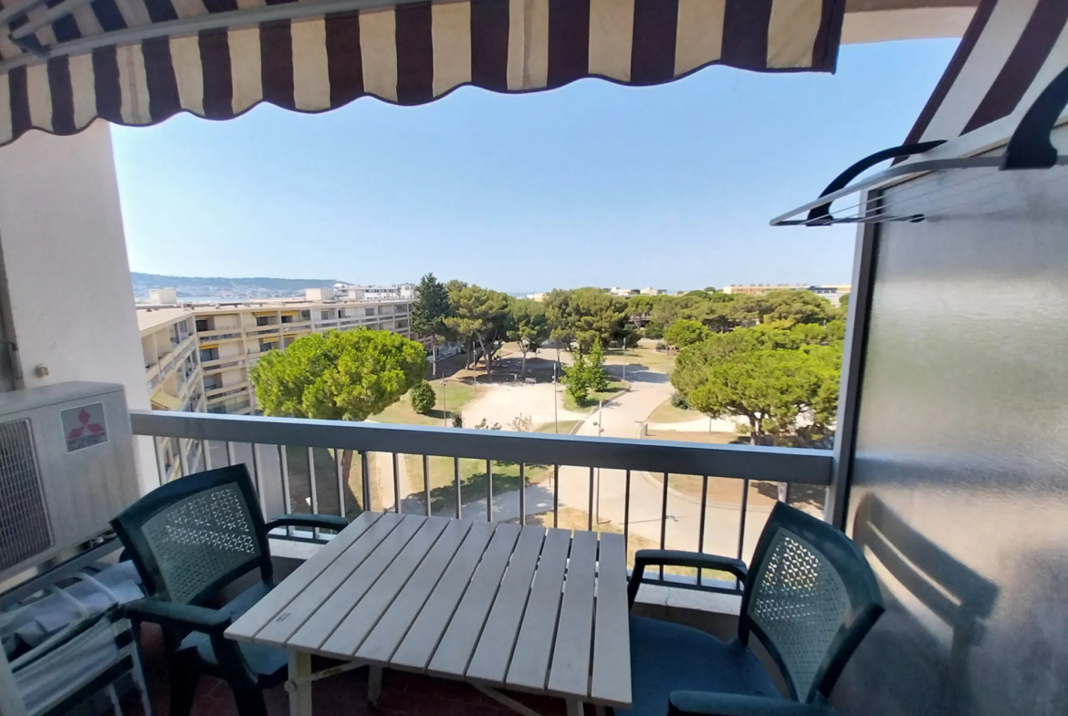 Appartement T1 Climatisé avec Vue sur Parc Charles de Gaulle - Balaruc-les-Bains 