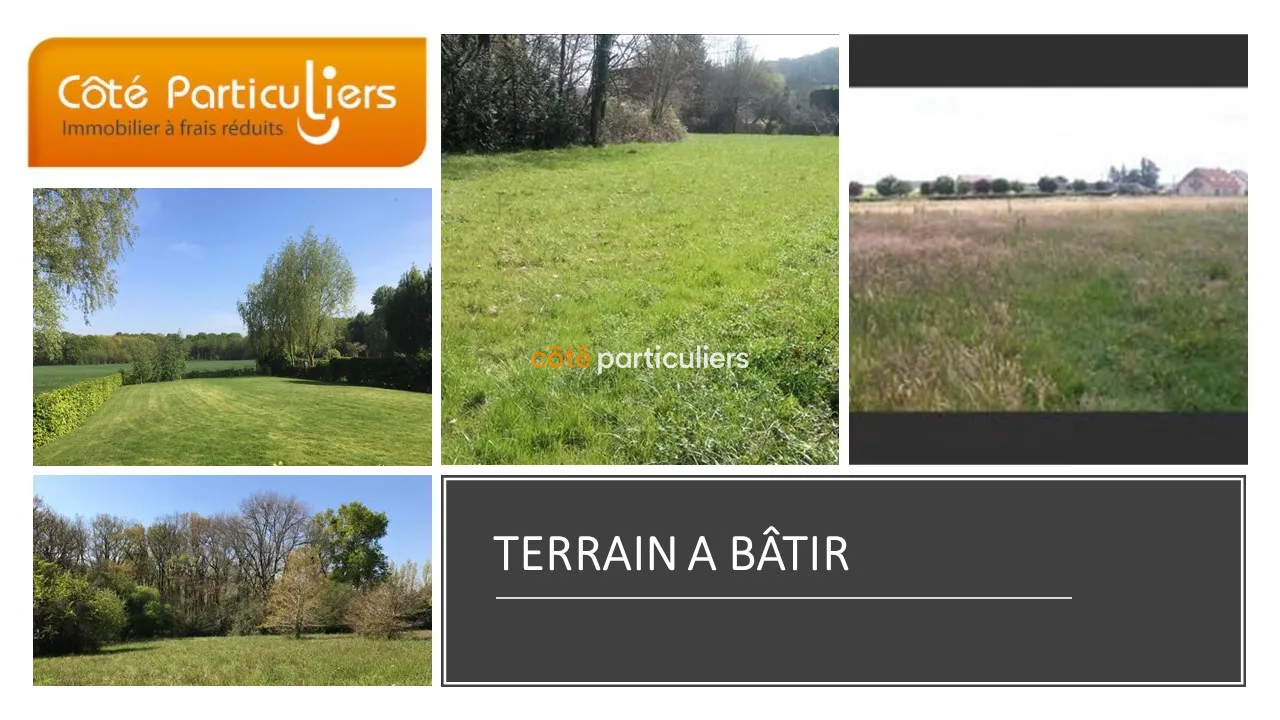 Terrain à bâtir de 1100m2 à Cléguérec 