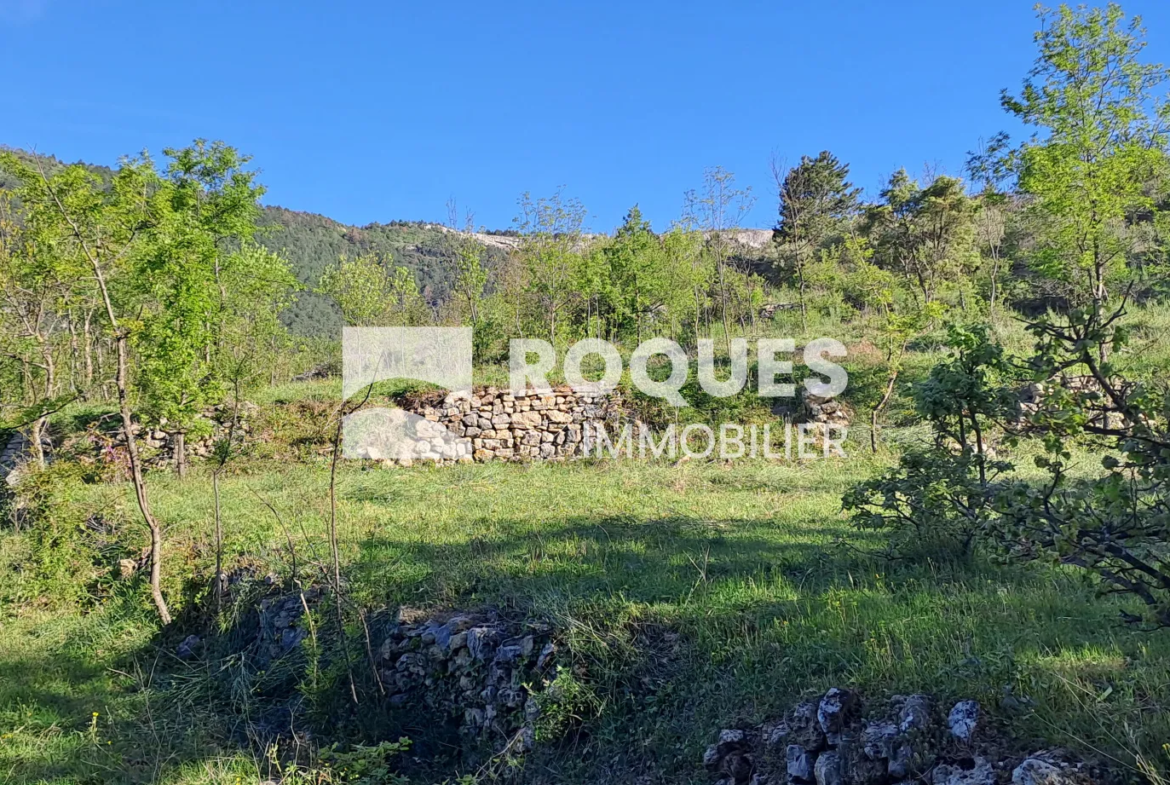 Terrain de Loisirs avec Vue Exceptionnelle à St Etienne de Gourgas 